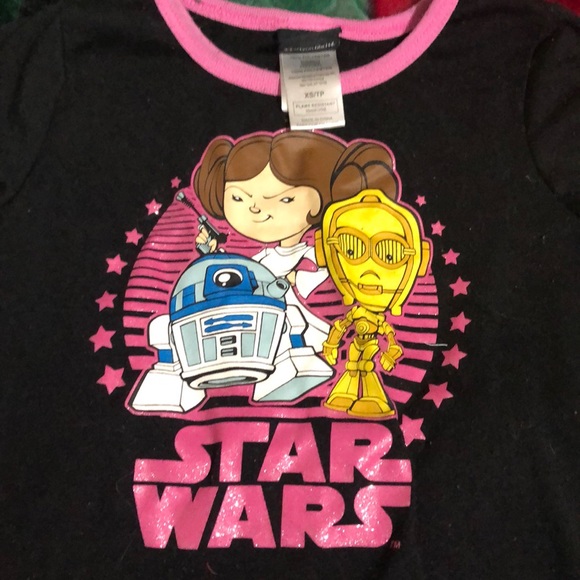 StarWars PJs for Girl xs - Picture 3 of 3